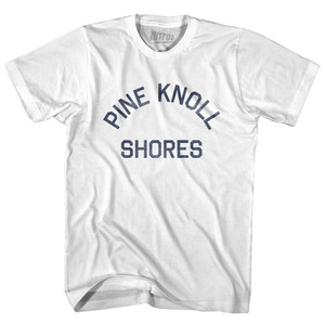 North Carolina Pine Knoll Shores Youth Cotton Vintage T-shirt - White North Carolina Pine Knoll Shores Youth Cotton Vintage T-shirt - White