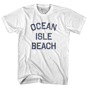 North Carolina Ocean Isle Beach Youth Cotton Vintage T-shirt - White