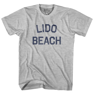 New York Lido Beach Youth Cotton Vintage T-shirt - Grey Heather New York Lido Beach Youth Cotton Vintage T-shirt - Grey Heather