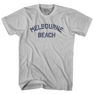 Florida Melbourne Beach Adult Cotton Vintage T-shirt - Cool Grey