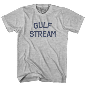 Florida Gulf Stream Adult Cotton Vintage T-shirt - Grey Heather