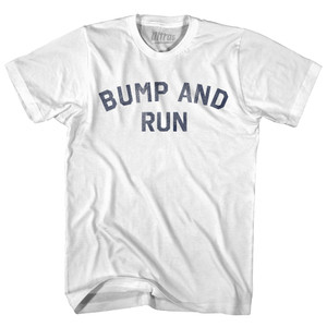 Bump And Run Womens Cotton Junior Cut T-Shirt - White