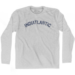 Florida Indiatlantic Adult Cotton Long Sleeve Vintage T-shirt - Grey Heather Florida Indiatlantic Adult Cotton Long Sleeve Vintage T-shirt - Grey Heather
