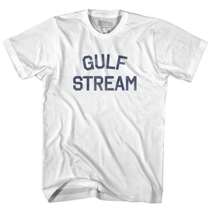 Florida Gulf Stream Youth Cotton Vintage T-shirt - White Florida Gulf Stream Youth Cotton Vintage T-shirt - White