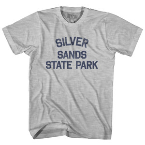 Connecticut Silver Sands State Park Womens Cotton Junior Cut Vintage T-shirt - Grey Heather Connecticut Silver Sands State Park Womens Cotton Junior Cut Vintage T-shirt - Grey Heather