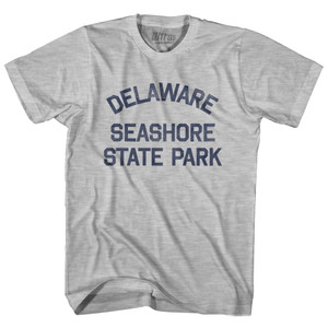 Delaware Delaware Seashore State Park Adult Cotton Vintage T-shirt - Grey Heather Delaware Delaware Seashore State Park Adult Cotton Vintage T-shirt - Grey Heather