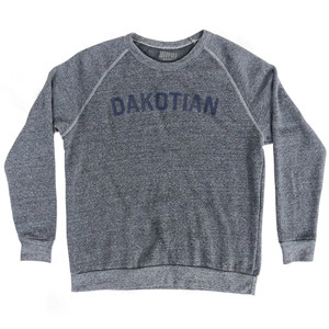 Dakotian Adult Tri-Blend Sweatshirt - Athletic Grey