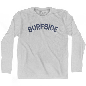 California Surfside Adult Cotton Long Sleeve Vintage T-shirt - Grey Heather California Surfside Adult Cotton Long Sleeve Vintage T-shirt - Grey Heather