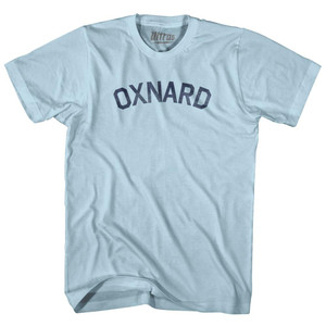 California Oxnard Adult Cotton Vintage T-shirt - Light Blue
