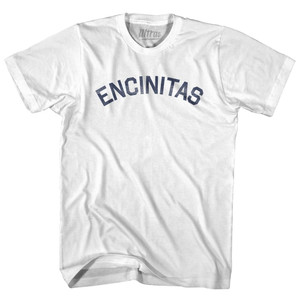 California Encinitas Adult Cotton Vintage T-shirt - White California Encinitas Adult Cotton Vintage T-shirt - White