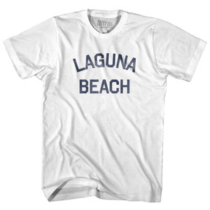 California Laguna Beach Womens Cotton Junior Cut Vintage T-shirt - White California Laguna Beach Womens Cotton Junior Cut Vintage T-shirt - White