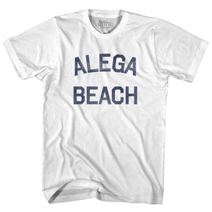 American Samoa Alega Beach Youth Cotton Vintage T-shirt - White American Samoa Alega Beach Youth Cotton Vintage T-shirt - White