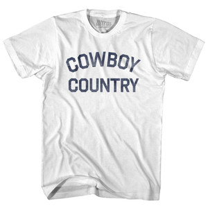 Oklahoma Cowboy Country Nickname Womens Cotton Junior Cut T-Shirt - White Oklahoma Cowboy Country Nickname Womens Cotton Junior Cut T-Shirt - White