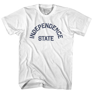 Pennsylvania Independence State Nickname Womens Cotton Junior Cut T-Shirt - White Pennsylvania Independence State Nickname Womens Cotton Junior Cut T-Shirt - White