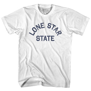 Texas Lone Star State Nickname Youth Cotton T-shirt - White Texas Lone Star State Nickname Youth Cotton T-shirt - White