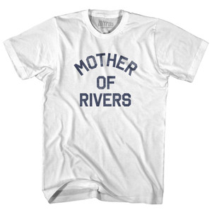 New Hampshire Mother of Rivers Nickname Adult Cotton T-shirt-White New Hampshire Mother of Rivers Nickname Adult Cotton T-shirt-White