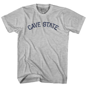 Missouri Cave State Nickname Womens Cotton Junior Cut T-Shirt - Grey Heather Missouri Cave State Nickname Womens Cotton Junior Cut T-Shirt - Grey Heather