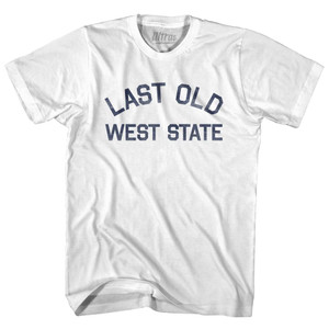 Colorado Last Old West State Nickname Womens Cotton Junior Cut T-Shirt - White Colorado Last Old West State Nickname Womens Cotton Junior Cut T-Shirt - White
