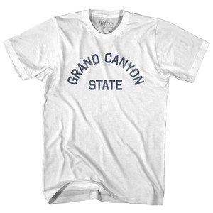 Arizona Grand Canyon Nickname Womens Cotton Junior Cut T-Shirt-White Arizona Grand Canyon Nickname Womens Cotton Junior Cut T-Shirt-White
