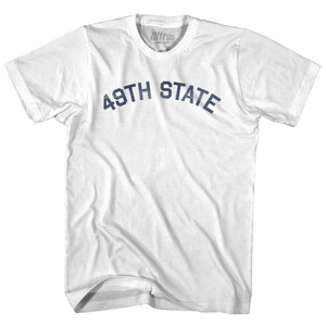Alaska 49th State Nickname Youth Cotton T-shirt - White Alaska 49th State Nickname Youth Cotton T-shirt - White