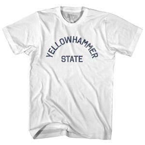 Alabama Yellow Hammer State Nickname Youth Cotton T-shirt - White Alabama Yellow Hammer State Nickname Youth Cotton T-shirt - White