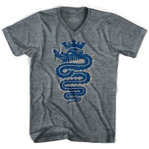 Inter Snake Adult Tri-Blend V-neck Womens Soccer Junior Cut T-shirt-Athletic Grey Inter Snake Adult Tri-Blend V-neck Womens Soccer Junior Cut T-shirt-Athletic Grey