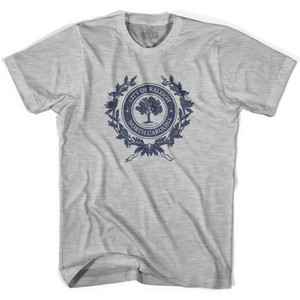 City of Raleigh Crest Womens Cotton Soccer Junior Cut T-shirt - Grey Heather City of Raleigh Crest Womens Cotton Soccer Junior Cut T-shirt - Grey Heather