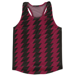 Ultras Maroon Red & Black Lighting Running Track Cross Country Racerback Tops Made In USA - Maroon Red & Black Ultras Maroon Red & Black Lighting Running Track Cross Country Racerback Tops Made In USA - Maroon Red & Black
