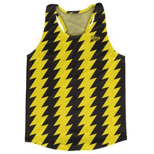 Ultras Yellow & Black Lighting Running Track Cross Country Racerback Tops Made In USA - Yellow & Black Ultras Yellow & Black Lighting Running Track Cross Country Racerback Tops Made In USA - Yellow & Black