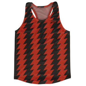 Ultras Cardinal Red & Black Lighting Running Track Cross Country Racerback Tops Made In USA-Cardinal Red & Black Ultras Cardinal Red & Black Lighting Running Track Cross Country Racerback Tops Made In USA-Cardinal Red & Black
