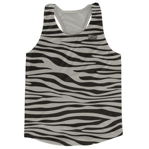 Medium Grey & Vegas Gold Zebra Running Tank Top Racerback Track & Cross Country Singlet Jersey Made In USA - Medium Grey & Vegas Gold Medium Grey & Vegas Gold Zebra Running Tank Top Racerback Track & Cross Country Singlet Jersey Made In USA - Medium Grey & Vegas Gold