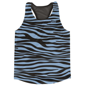 Black & Blue Carolina Zebra Running Tank Top Racerback Track & Cross Country Singlet Jersey Made In USA - Black & Blue Carolina Black & Blue Carolina Zebra Running Tank Top Racerback Track & Cross Country Singlet Jersey Made In USA - Black & Blue Carolina
