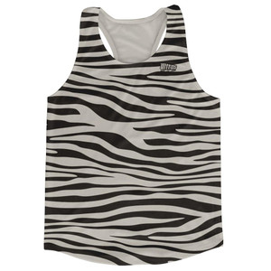 Cool Grey & Vegas Gold Zebra Running Tank Top Racerback Track & Cross Country Singlet Jersey Made In USA - Cool Grey & Vegas Gold Cool Grey & Vegas Gold Zebra Running Tank Top Racerback Track & Cross Country Singlet Jersey Made In USA - Cool Grey & Vegas Gold