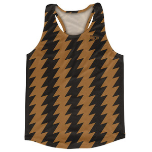 Ultras Brown & Black Lighting Running Track Cross Country Racerback Tops Made In USA - Brown & Black Ultras Brown & Black Lighting Running Track Cross Country Racerback Tops Made In USA - Brown & Black