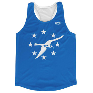 Corpus Cristi City Flag Running Tank Top Racerback Track and Cross Country Singlet Jersey Made In USA - Blue Corpus Cristi City Flag Running Tank Top Racerback Track and Cross Country Singlet Jersey Made In USA - Blue