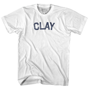 CLAY Youth Cotton T-shirt - White