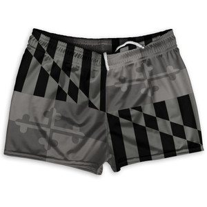 Maryland Black Out Athletic Shorts Shorty Short Gym Shorts 2.5"Inseam Made in USA - Black Maryland Black Out Athletic Shorts Shorty Short Gym Shorts 2.5"Inseam Made in USA - Black