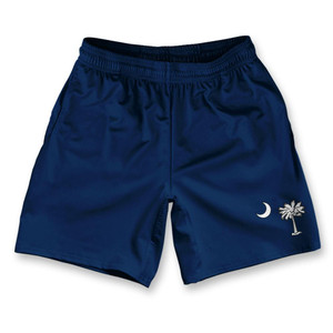 South Carolina Athletic Running Fitness Exercise Shorts 7" Inseam Made in USA - Navy South Carolina Athletic Running Fitness Exercise Shorts 7" Inseam Made in USA - Navy