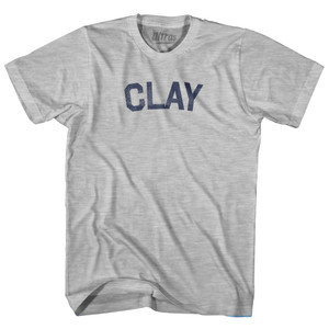 CLAY Youth Cotton T-shirt - Grey Heather