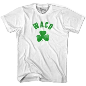 Waco Shamrock Cotton T-shirt - White