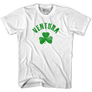 Ventura Shamrock Womens Cotton T-shirt-White