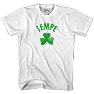 Tempe Shamrock Youth Cotton T-shirt - White Tempe Shamrock Youth Cotton T-shirt - White