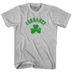 Torrance Shamrock Womens Cotton T-shirt - Grey Heather
