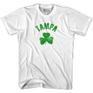 Tampa Shamrock Youth Cotton T-shirt - White