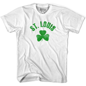 St. Louis Shamrock Youth Cotton T-shirt - White St. Louis Shamrock Youth Cotton T-shirt - White