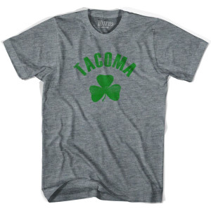 Tacoma Shamrock Womens Tri-Blend T-shirt - Athletic Grey