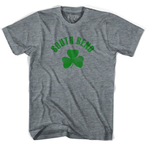South Bend Shamrock Youth Tri-Blend T-shirt - Athletic Grey South Bend Shamrock Youth Tri-Blend T-shirt - Athletic Grey