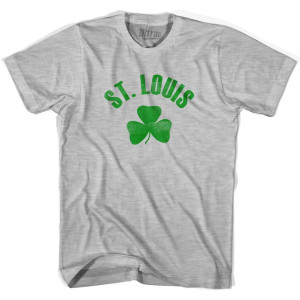 St. Louis Shamrock Youth Cotton T-shirt - Grey Heather St. Louis Shamrock Youth Cotton T-shirt - Grey Heather
