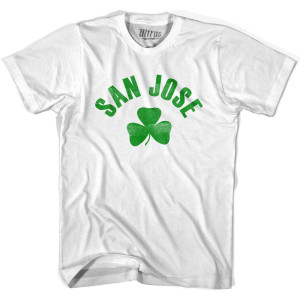 San Jose Shamrock Youth Cotton T-shirt - White