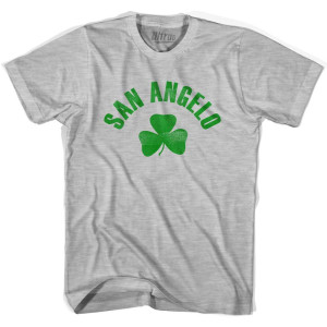 San Angelo Shamrock Cotton T-shirt - Grey Heather